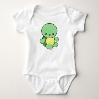 Cute kawaii baby schildpad romper