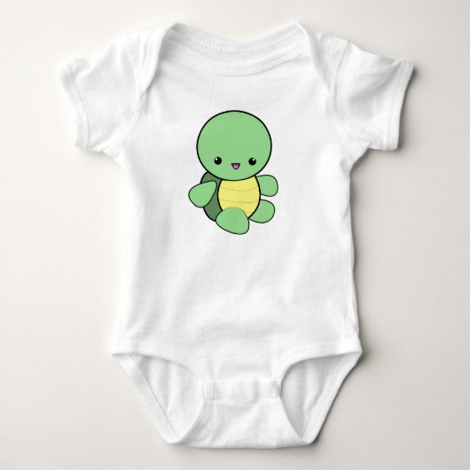 Cute kawaii baby schildpad romper (Voorkant)