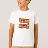Cute Kawaii Bacon Strips T-shirt (Voorkant)