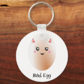 Cute kawaii bad egg sleutelhanger (Voorkant)