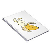 Cute Kawaii Banana Bunny Notitieboek (Rechterzijde)