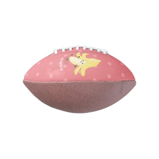Cute kawaii banana cartoon american football (Gedraaid 90)