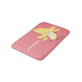 Cute kawaii banana cartoon badmat (Gekanteld)