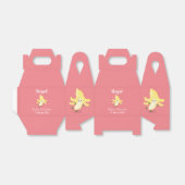 Cute kawaii banana cartoon bedankdoosjes (Uitgevouwen)