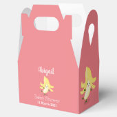 Cute kawaii banana cartoon bedankdoosjes (Geopend)