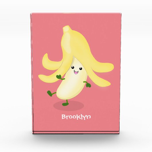 Cute kawaii banana cartoon fotoblokken (Voorkant)