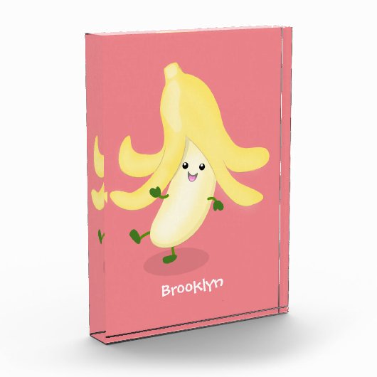 Cute kawaii banana cartoon fotoblokken (Links)