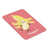 Cute kawaii banana cartoon magneet (Rechterzijde)