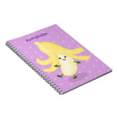 Cute kawaii banana cartoon notitieboek (Rechterzijde)