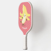 Cute kawaii banana cartoon pickleball paddle (Links)