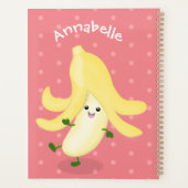 Cute kawaii banana cartoon planner (Achterkant)