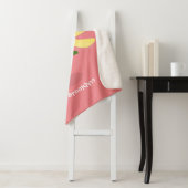 Cute kawaii banana cartoon sherpa deken (In situ)