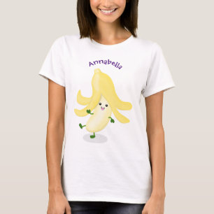 Cute kawaii banana cartoon t-shirt