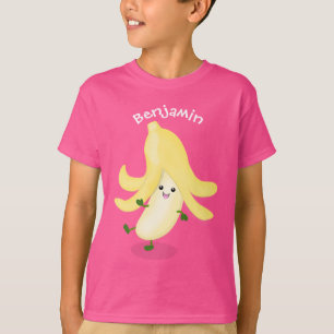 Cute kawaii banana cartoon t-shirt