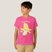 Cute kawaii banana cartoon t-shirt (Voorkant volledig)