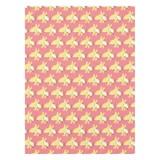 Cute kawaii banana cartoon tafelkleed (Voorkant)