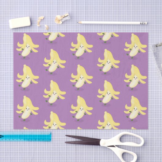 Cute kawaii banana cartoon tissuepapier (Craft)
