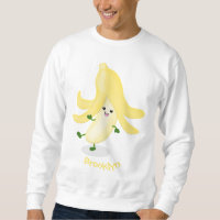 Cute kawaii banana cartoon