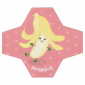 Cute kawaii banana cartoon voetbal (Enkel)