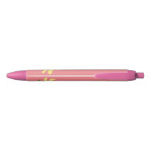 Cute kawaii banana cartoon zwarte inkt pen (Achterkant)