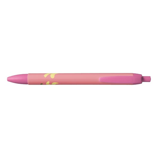 Cute kawaii banana cartoon zwarte inkt pen (Achterkant)