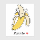 Cute Kawaii Banana Sticker (Vel)