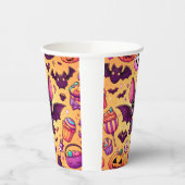 Cute kawaii bat candy halloween papieren bekers (Links)