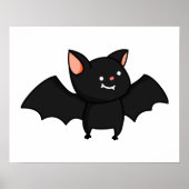 Cute Kawaii Bat Poster (Voorkant)