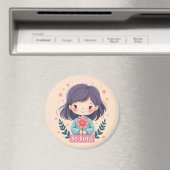 Cute Kawaii "Be Kind" Illustration Magneet (Insitu (Vaatwasser))