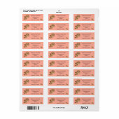 Cute Kawaii Beaver Animal Return Label (Full Sheet)