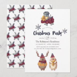 Cute Kawaii Beer Kerstfeestdag Kaart