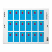 Cute Kawaii Beet Etiket (Full Sheet)
