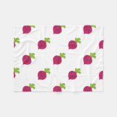 Cute Kawaii Beet Fleece Deken (Voorkant (Horizontaal))