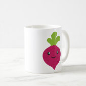 Cute Kawaii Beet Koffiemok (Voorkant rechts)