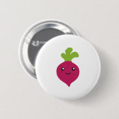 Cute Kawaii Beet Ronde Button 5,7 Cm (Voorkant /achterkant)
