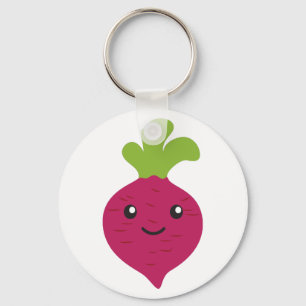 Cute Kawaii Beet Sleutelhanger