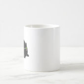 Cute Kawaii Black Cat Koffiemok (Center)