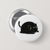 Cute Kawaii Black Cat Ronde Button 5,7 Cm (Voorkant /achterkant)