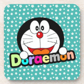 Cute Kawaii Black Doraemon Anime Bier Onderzetter (Voorkant)