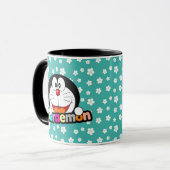 Cute Kawaii Black Doraemon Anime Mok (Voorkant links)