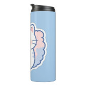 Cute Kawaii Boba Kat Bubble Tea Thermosbeker (Geroteerd rechts)