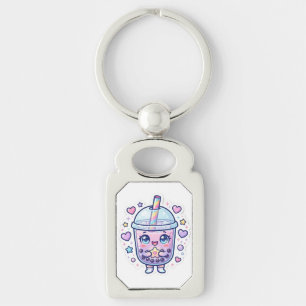 Cute Kawaii Boba Melk Thee Chibi Karakter Sleutelh Sleutelhanger