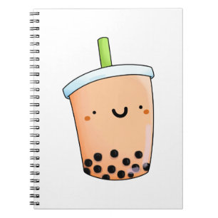 Cute Kawaii Boba Tea Notitieboek
