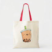 Cute Kawaii Boba Tea Tote Bag (Voorkant)