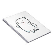 Cute Kawaii Bootylicious Ghost Notitieboek (Rechterzijde)