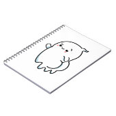 Cute Kawaii Bootylicious Ghost Notitieboek (Linkerzijde)