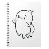 Cute Kawaii Bootylicious Ghost Notitieboek (Voorkant)