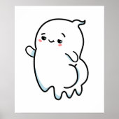 Cute Kawaii Bootylicious Ghost Poster (Voorkant)