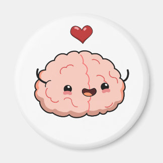 Cute Kawaii Brain Magneet