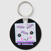 Cute Kawaii Bubble Wrap Sleutelhanger (Voorkant)